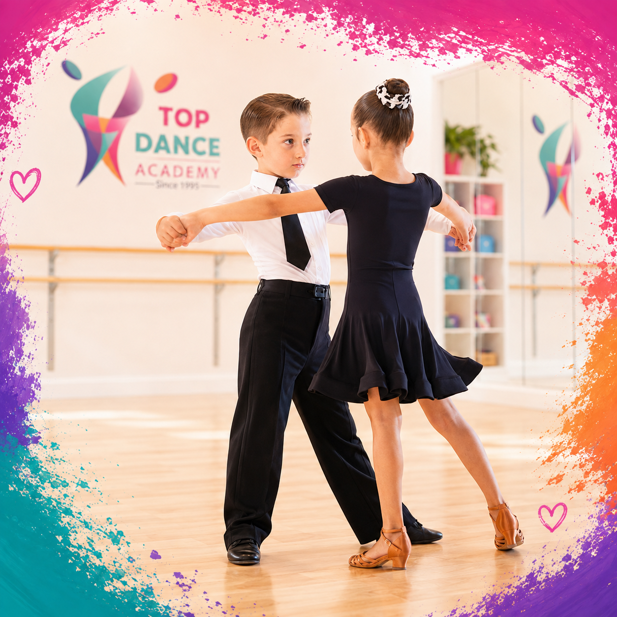 Lezione di balli di coppia per bambini dai 6 ai 10 anni a Monterotondo
